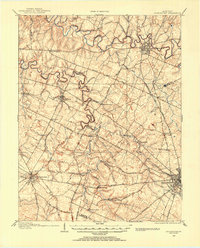 Georgetown 1906 topographic map preview