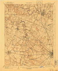 Georgetown 1908 topographic map thumbnail