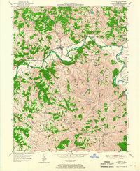 Glencoe 1950 topographic map preview