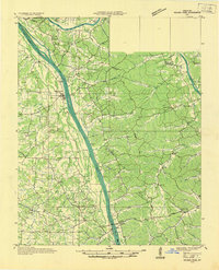 Golden Pond 1936 topographic map thumbnail