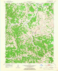 Gradyville 1953 topographic map thumbnail