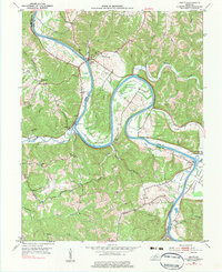 Gratz 1953 topographic map preview