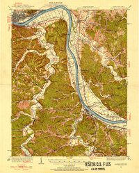 Greenup 1926 topographic map thumbnail