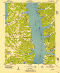 Hamlin 1950 topographic map thumbnail