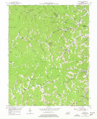 Handshoe 1954 topographic map thumbnail