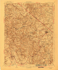 Hardinsburg 1931 topographic map thumbnail