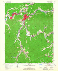 Harlan 1954 topographic map thumbnail
