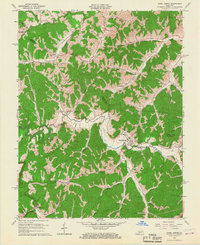 Hazel Green 1965 topographic map thumbnail