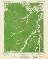 Head Of Grassy 1950 topographic map thumbnail