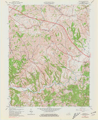 Hedges 1965 topographic map thumbnail