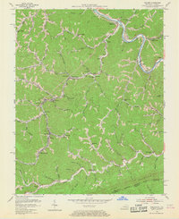 Hellier 1954 topographic map thumbnail