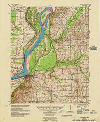 Hickman 1955 topographic map thumbnail
