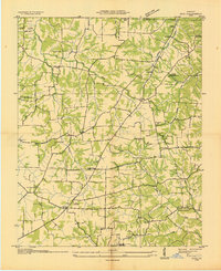 Hico 1936 topographic map thumbnail