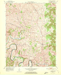 Hillsboro 1951 topographic map thumbnail