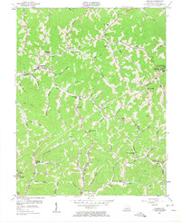 Hindman 1954 topographic map thumbnail