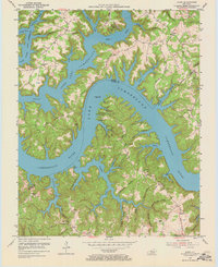 Jabez 1954 topographic map thumbnail