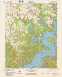 Jamestown 1978 topographic map thumbnail