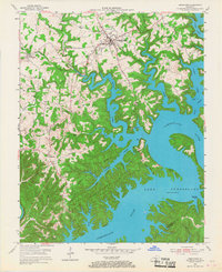 Jamestown 1953 topographic map thumbnail