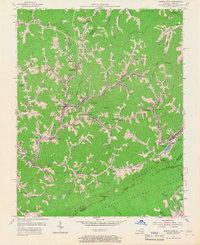 Jenkins West 1954 topographic map preview