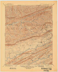 Jonesville 1891 topographic map thumbnail
