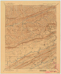 Jonesville 1891 topographic map thumbnail