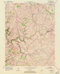 Keene 1952 topographic map thumbnail