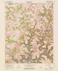 Kingswood 1963 topographic map thumbnail