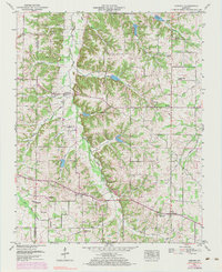 Kirksey 1951 topographic map thumbnail