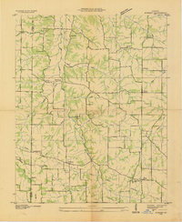 Kirksey 1936 topographic map thumbnail