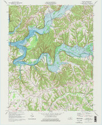 Knifley 1970 topographic map thumbnail