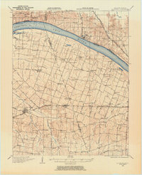 La Center 1928 topographic map thumbnail