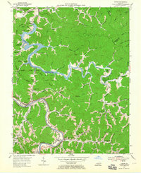 Lancer 1954 topographic map thumbnail