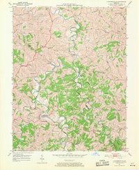 Lawrenceville 1950 topographic map thumbnail