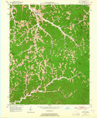 Lee City 1951 topographic map thumbnail