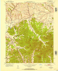 Levee 1952 topographic map thumbnail