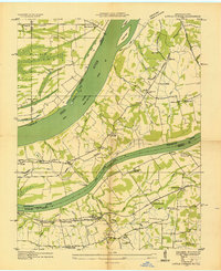 Little Cypress 1936 topographic map thumbnail