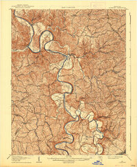 Lockport 1908 topographic map thumbnail