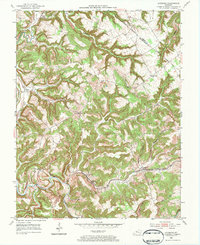 Lodiburg 1953 topographic map thumbnail