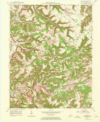 Lodiburg 1953 topographic map thumbnail