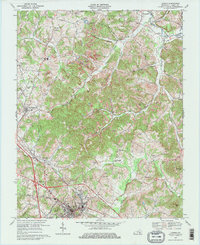 London 1969 topographic map thumbnail