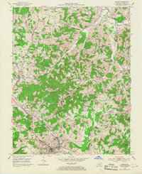 London 1952 topographic map thumbnail