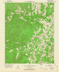 London SW 1952 topographic map thumbnail