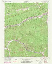 Louellen 1954 topographic map thumbnail