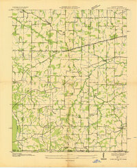 Lynn Grove 1936 topographic map thumbnail