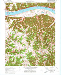 Madison East 1971 topographic map thumbnail