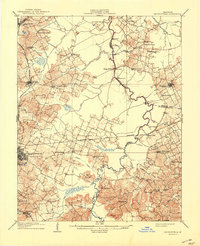 Madisonville 1909 topographic map thumbnail