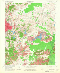 Madisonville East 1963 topographic map thumbnail
