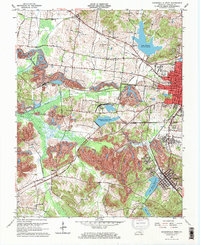 Madisonville West 1962 topographic map thumbnail