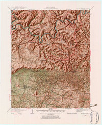 Mammoth Cave 1922 topographic map thumbnail