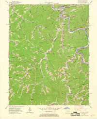 Matewan topographic map thumbnail
